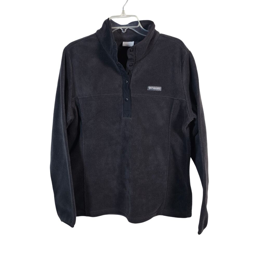 Columbia Sportswear Fleece Pullover Sweatshirt Women's XL Black